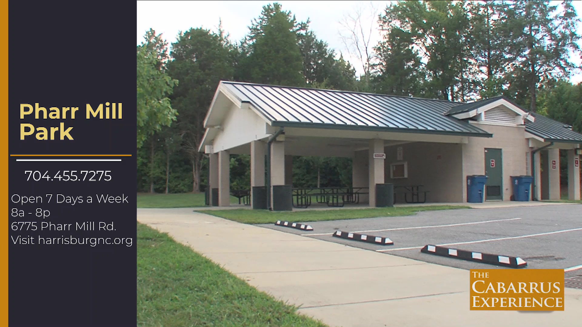 Cabarrus Experience Pharr Mill Park
