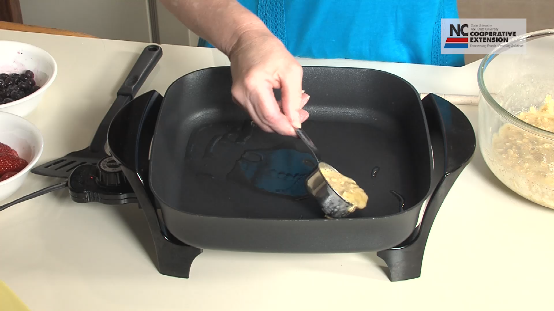 Pam's Kitchen Banana Oatmeal Pancakes