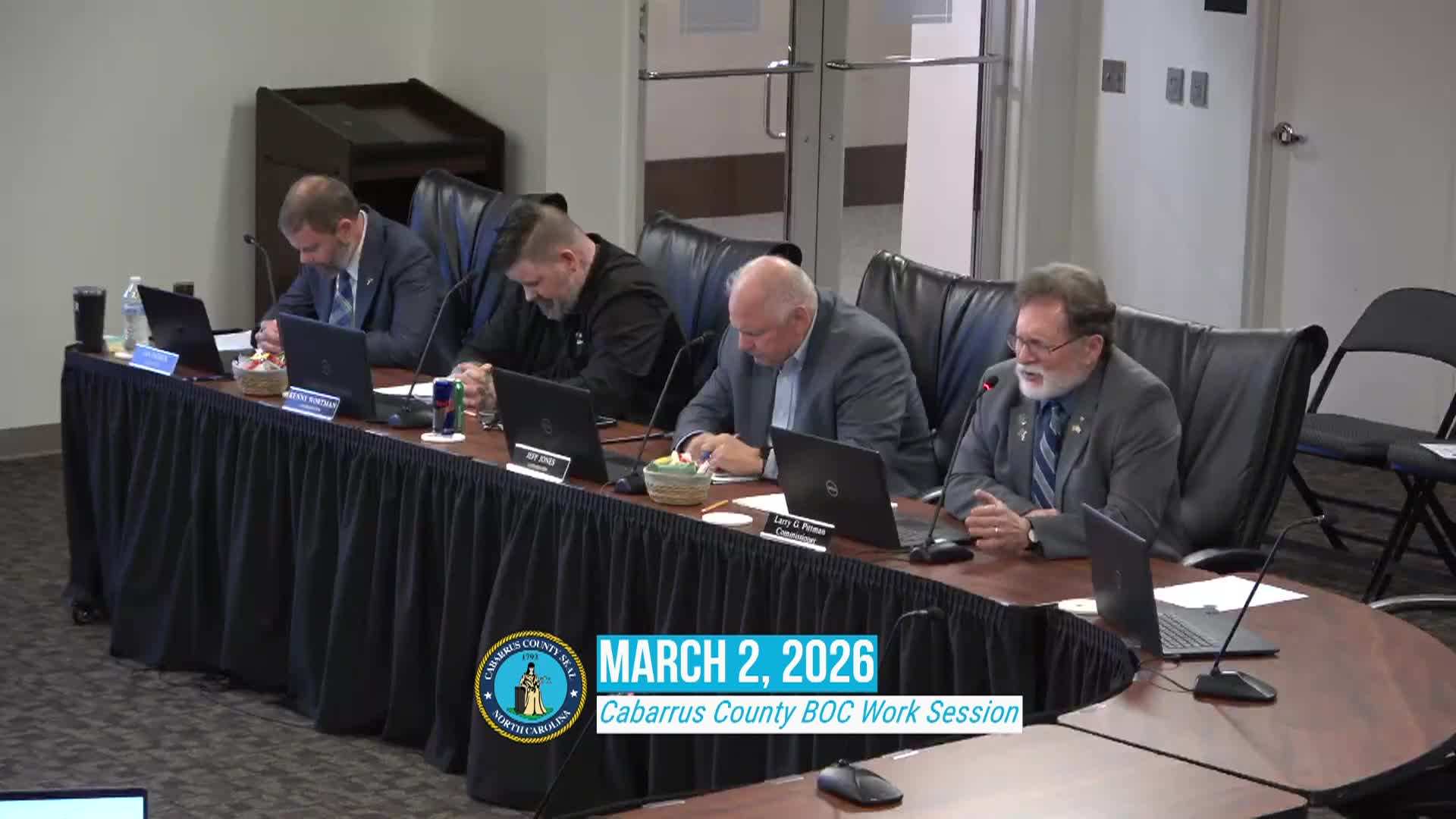 Cabarrus County BOC Work Session