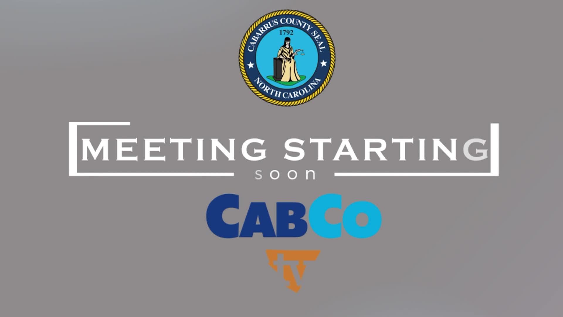 Cabarrus County BOC Regular Meeting