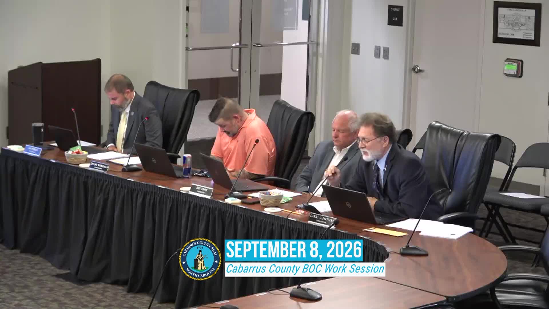Cabarrus County BOC Work Session