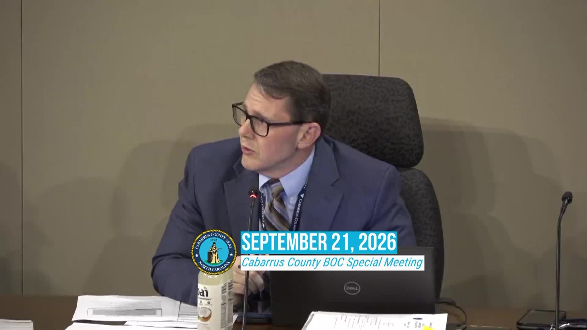 Cabarrus County BOC Special Meeting